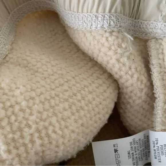 Aerie Cream Sherpa Women’s Jogger Pants XS Cozy Neutral Aesthetic - Picture 10 of 14